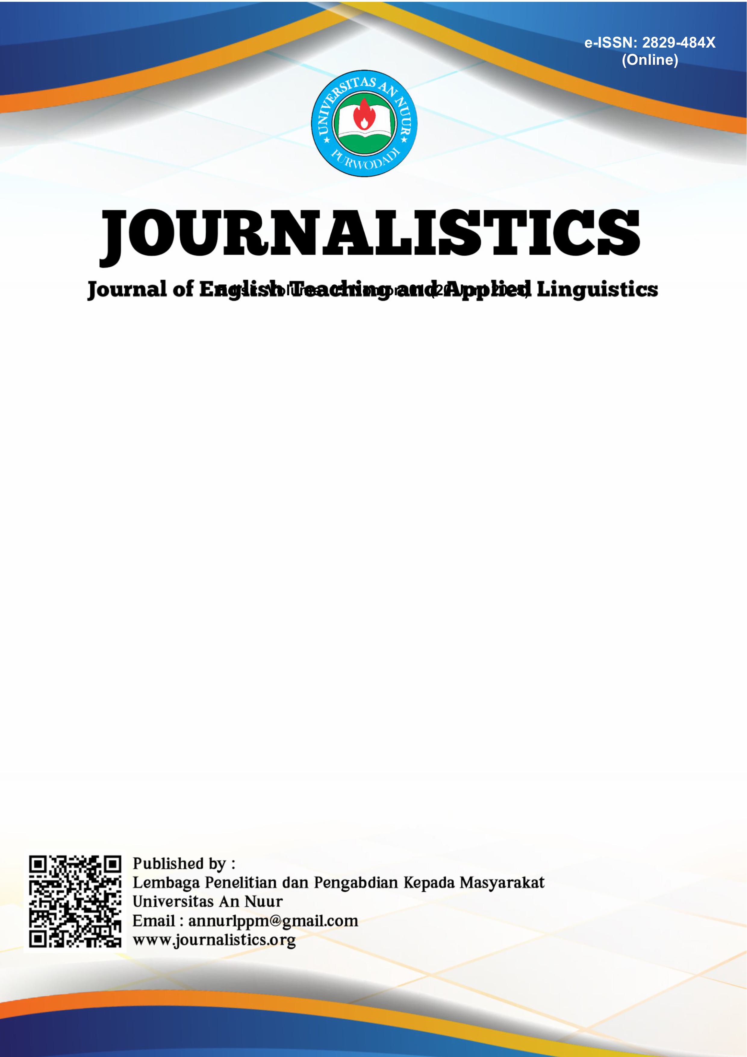					Lihat Vol 5 No 1 (2025): Journalistics
				