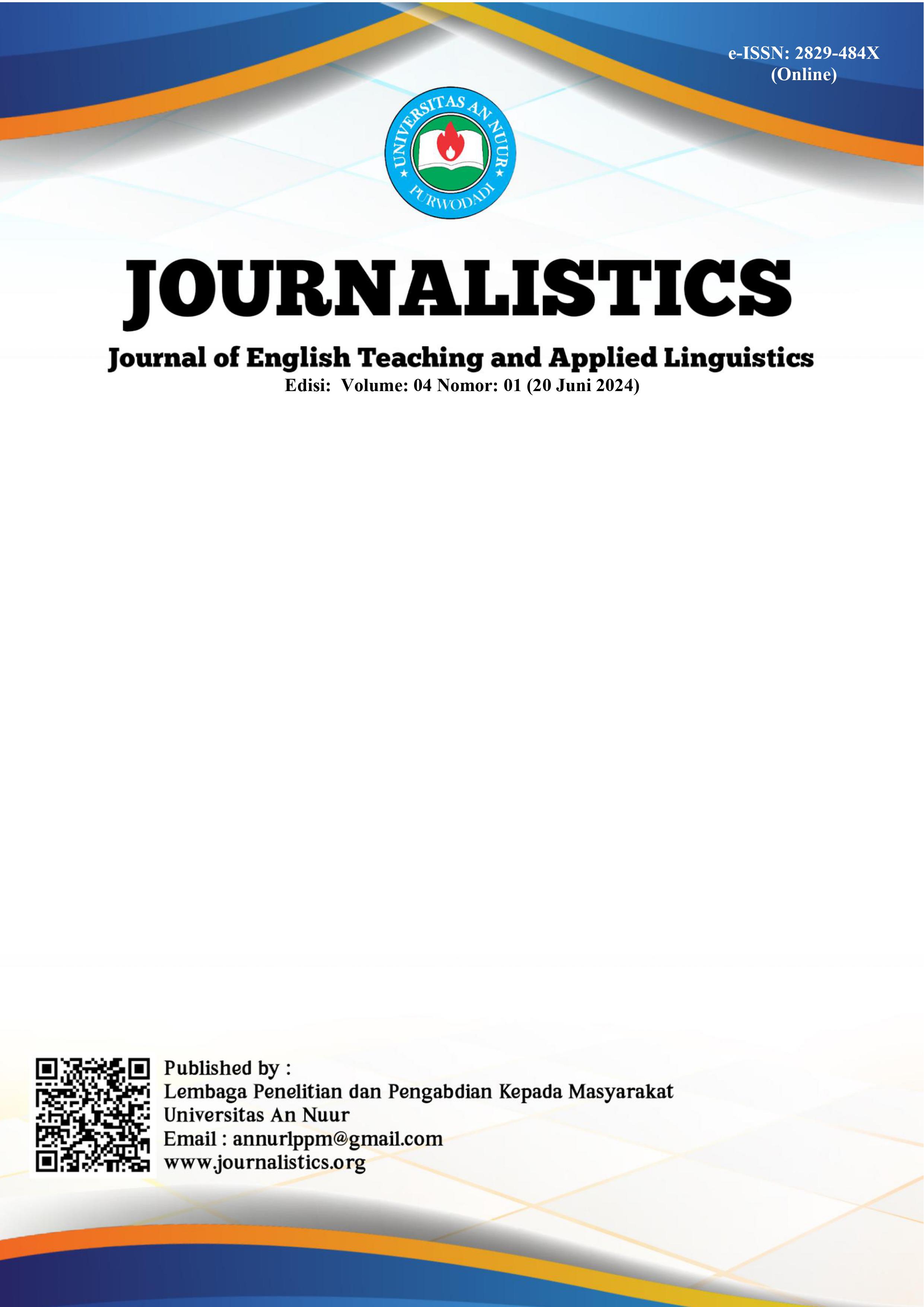 					Lihat Vol 6 No 1 (2026):  Journalistics
				
